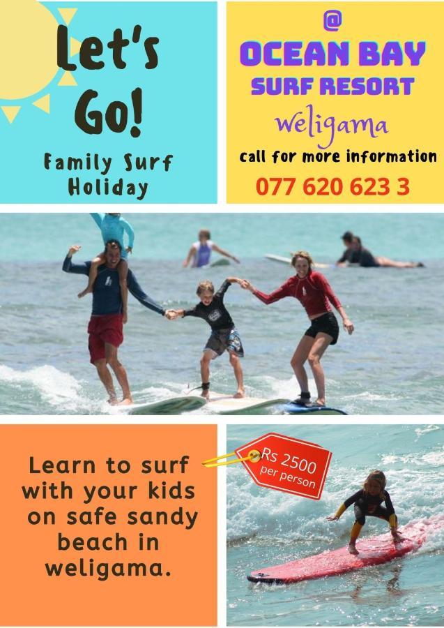 Ocean Bay Surf Resort Weligama Kültér fotó